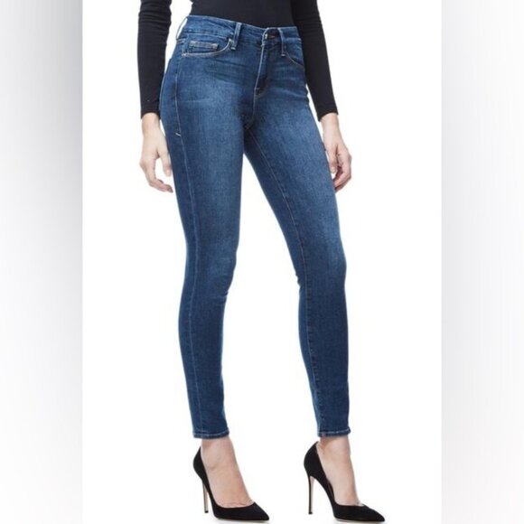 EUC Women's GOOD AMERICAN Good Legs Skinny Jeans in Blue004 | Size 8/29 - Picture 2 of 11